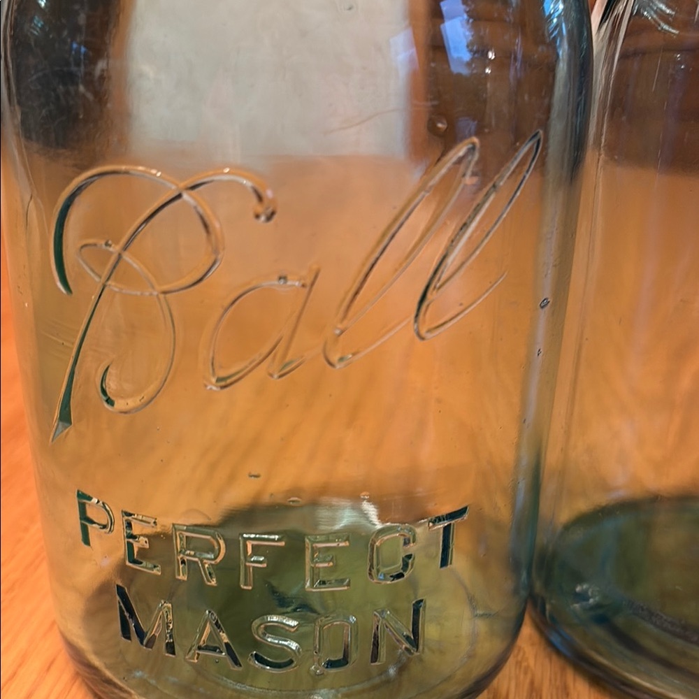 Ball Perfect Mason Quart Size Jars - Blue No. 9&10 - Picture 2 of 12